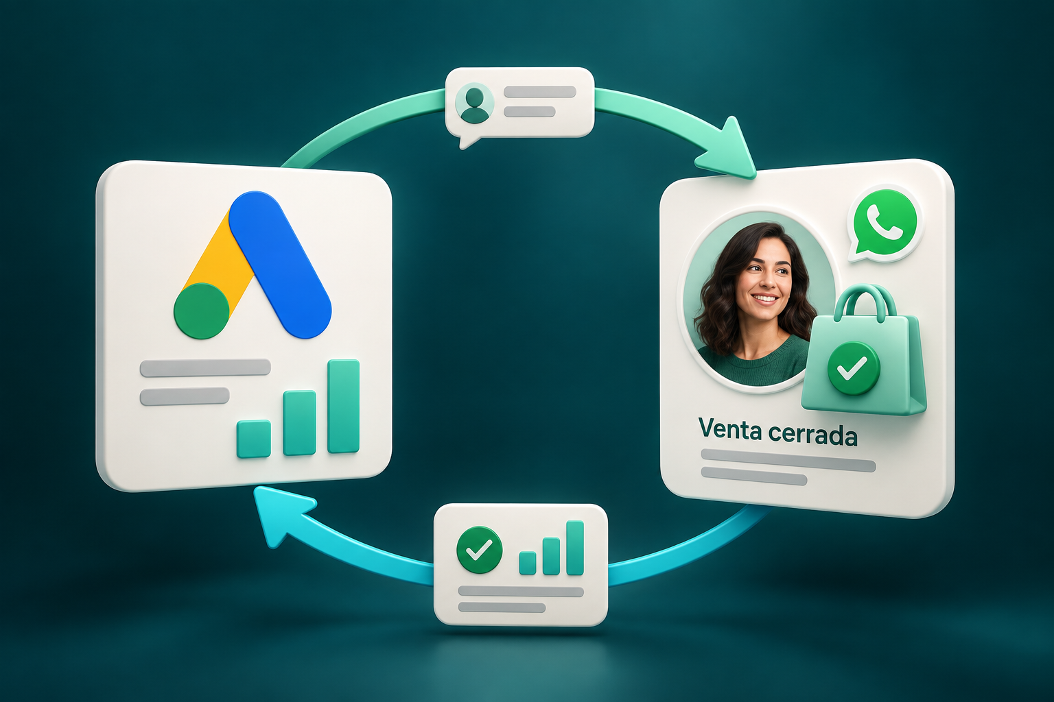 Haz que Google sepa qué leads terminan comprando.